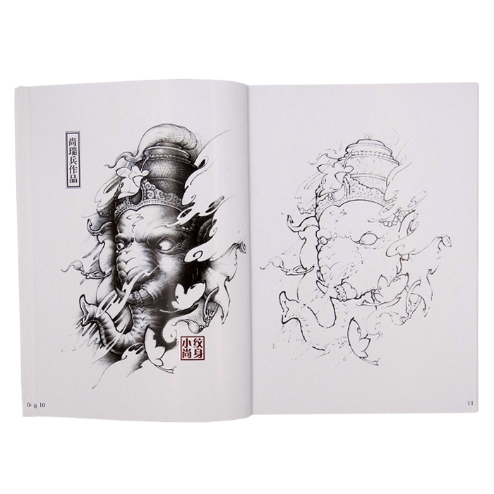 菩提纹身图册刺青手稿